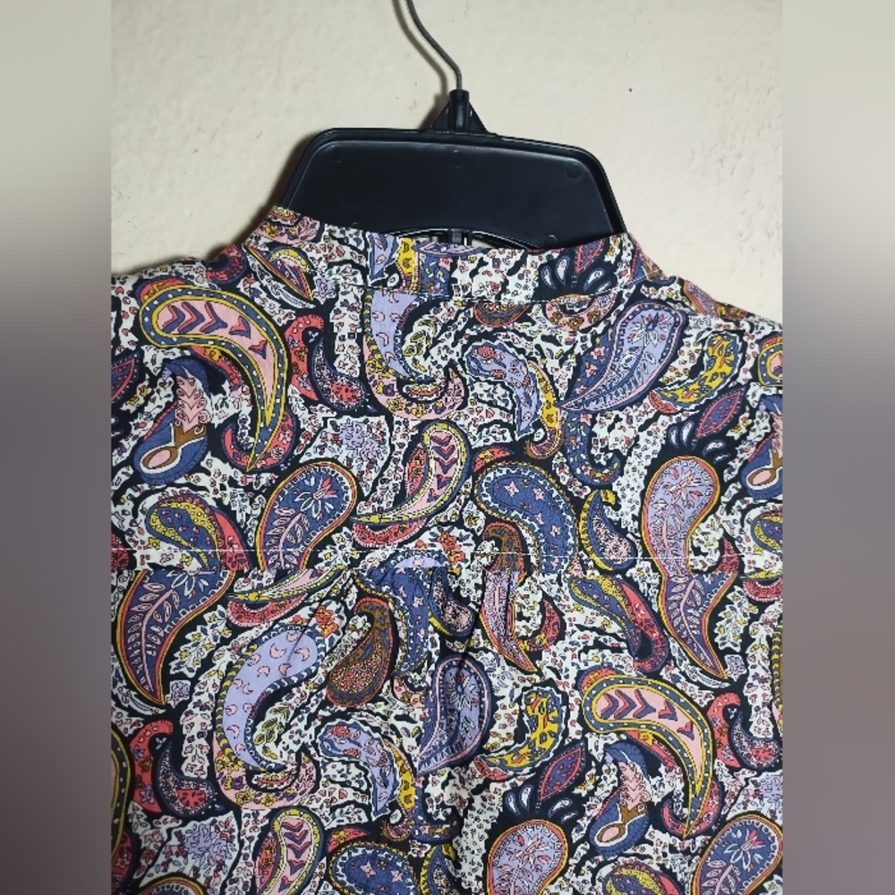 J Crew Liberty Art Fabrics Top Pop Over - Picture 11 of 16